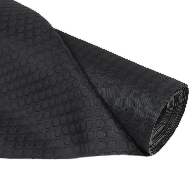 Covor intrare interior / exterior antiderapant Artego, 140 cm latime, cauciuc, negru