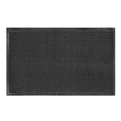 Covor intrare interior / exterior Hamat Blitz 3 D 314, 43 x 76 cm, poliester, negru, dreptunghiular
