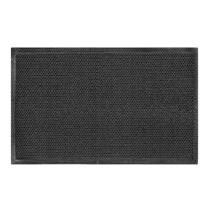 Covor intrare interior / exterior Hamat Blitz 3 D 314, 43 x 76 cm, poliester, negru, dreptunghiular