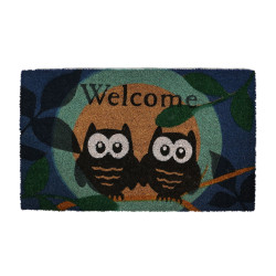 Covor intrare interior / exterior Print Coir RT113, 45 x 75 cm, cocos, multicolor, dreptunghiular