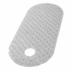 Covoras baie cu ventuze Lense 60700, transparent, 38 x 88 cm