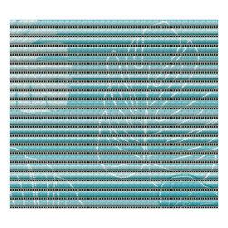 Covoras baie Friedola 79819.3, antiderapant, model frunze, turcoaz, 65 cm