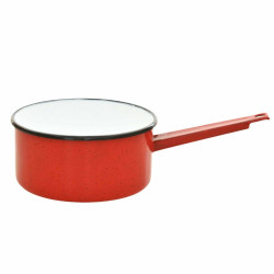 Cratita cu coada 415, tabla emailata, 2 L, 18 cm