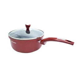 Cratita Schmitter, aluminiu turnat, interior ceramic, maro, 2.5 L, 20 x 9 cm