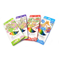 Creioane colorate, Yalong, set 12 culori