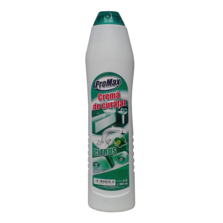 Crema curatat obiecte sanitare Promax, lamaie, 500 ml