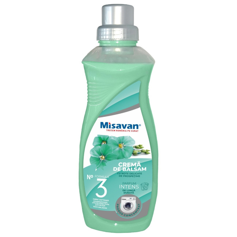 Crema de balsam de rufe Misavan No 3, note delicate de prospetime, 750 ml