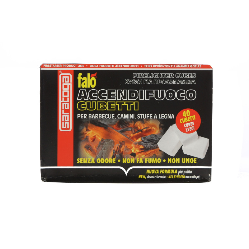 Cuburi pentru aprins focul Falo, 40 buc