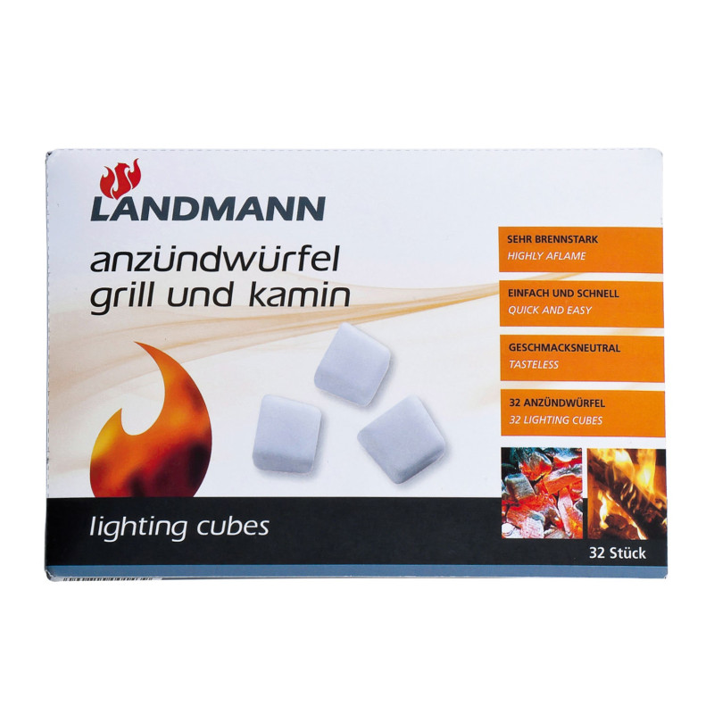 Cuburi pentru aprins focul Landmann, 32 buc