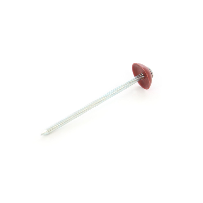 Cuie cu garnitura pentru placi ondulate bituminoase, Gutta, rosu, 70 x 2.8 mm, cutie 200 buc Cuie cu garnitura pentru placi ondulate bituminoase, Gutta, rosu, 70 x 2.8 mm, cutie 200 buc