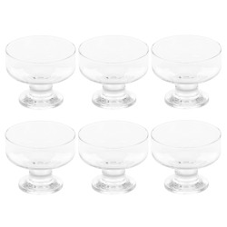 Cupe inghetata, Ice Ville, din sticla, 265 ml, set 6 bucati