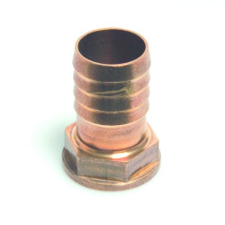 Cupla cu portfurtun, alama, filet interior, 12.5 x 13 mm