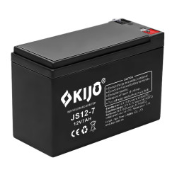 Acumulator plumb acid KIJO JS12-7, 12V, 7000mAh