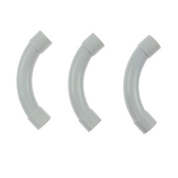 Curba pentru tub rigid, D 20 mm, Gewiss DX40120DY - set 3 bucati