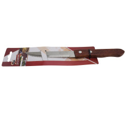 Cutit cu maner lemn Kasemi 1101784, lemn + inox, 20.5 x 1.8 cm