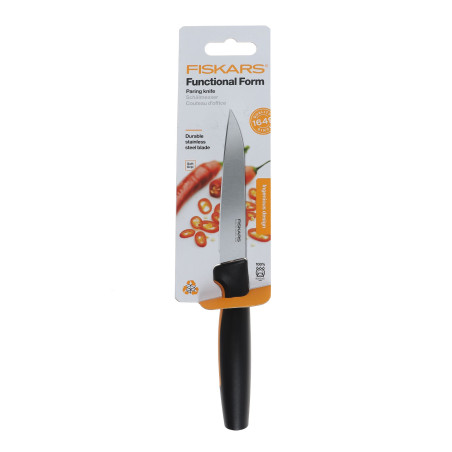 Cutit legume, Fiskars Functional Form, inox, maner plastic, 11 cm