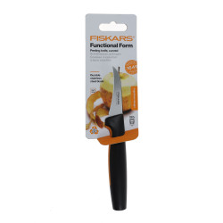 Cutit pentru decojit, Fiskars Functional Form, inox, maner plastic, 7 cm