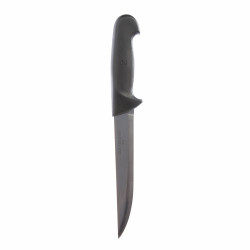 Cutit pentru macelar, Icos, maner din plastic negru, lama inox, 18 cm