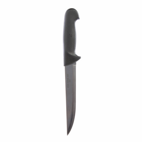 Cutit pentru macelar, Icos, maner din plastic negru, lama inox, 18 cm