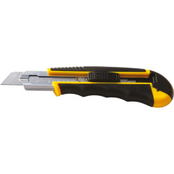 Cutter cu protectie, Lumytools LT76182, 18 mm + 3 rezerve