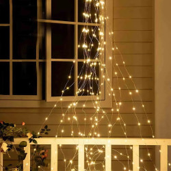 Decoratiune 10 ramuri cu 200 micro-LED-uri cu lumina calda, Hoff, alimentare priza
