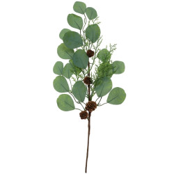 Decoratiune Craciun, tip crenguta, verde, 50 cm, 31192017