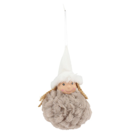 Decoratiune Craciun, tip ingeras, maro, 6 x 13 cm, ANGEL SYWWTSB-5623232