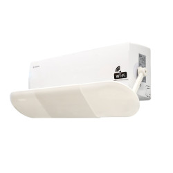 Deflector aer conditionat Paxton, extensibil, reglabil, plastic, alb, 66 - 106 cm