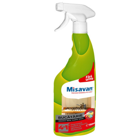 Degresant lichid pentru bucatarie Misavan 4 in 1, 750 ml