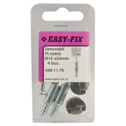 Demontabil mobila, 15 x 16 x 24 mm, set 4 bucati