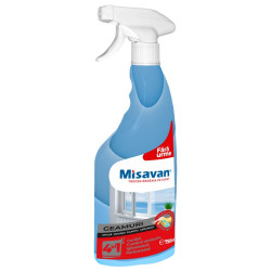 Detergent geamuri Misavan 4 in 1, cu pulverizator, 750 ml