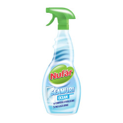 Detergent geamuri Nufar, ocean, cu pulverizator, 500 ml