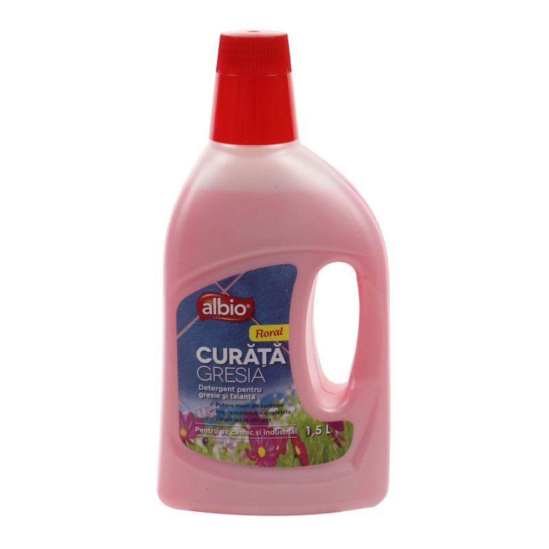 Detergent gresie si faianta Albio Floral, 1.5L Detergent gresie si faianta Albio Floral, 1.5L