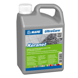 Detergent lichid concentrat pentru indepartarea resturilor cimentoase de pe placi ceramice, pe baza de acid, UltraCare Keranet, 