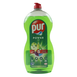 Detergent lichid pentru vase Pur Power Apple, aroma mar, 1.2 L