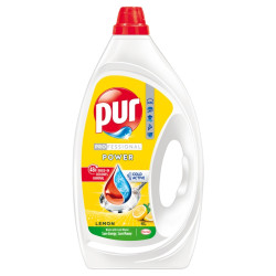 Detergent lichid pentru vase Pur Power Lemon cold-active, aroma lamaie, 4 L