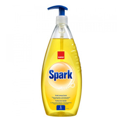 Detergent lichid pentru vase Sano Spark, parfum lamaie, 1 L