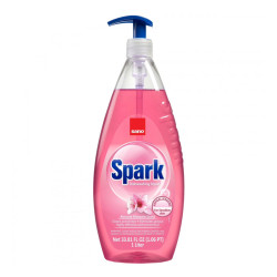 Detergent lichid pentru vase Sano Spark, parfum migdale, 1 L