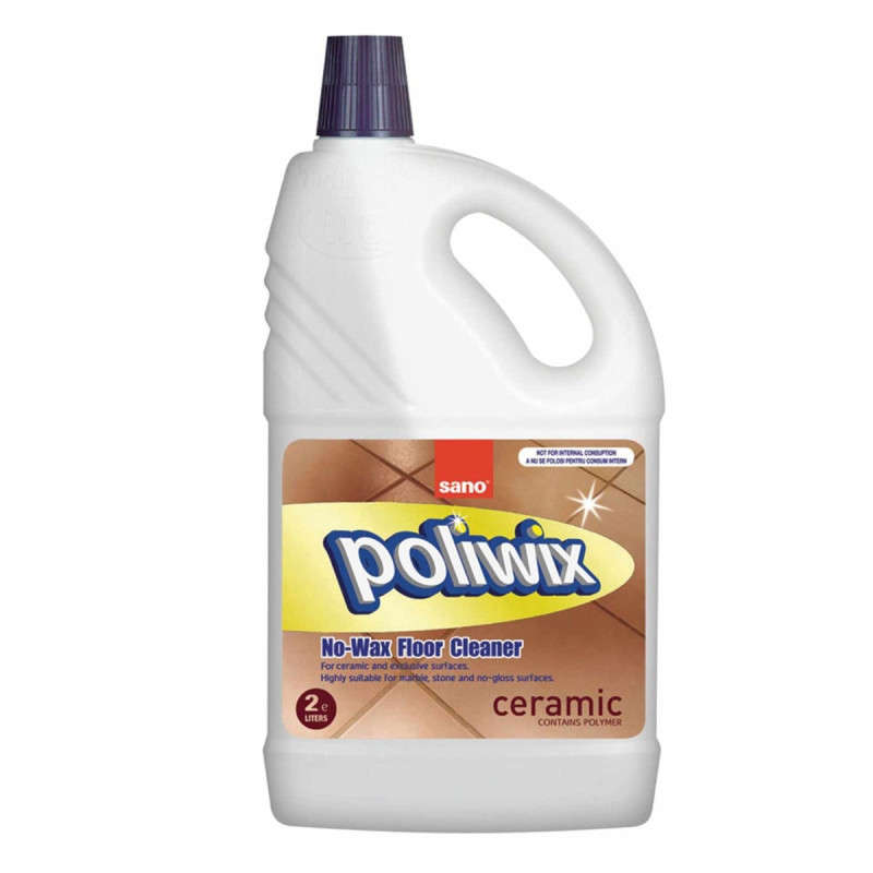 Detergent pentru gresie si faianta Sano Poliwix Ceramic, 2L Detergent pentru gresie si faianta Sano Poliwix Ceramic, 2L