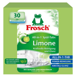 Detergent tablete pentru masina de spalat vase Frosch All in 1, 30 tablete