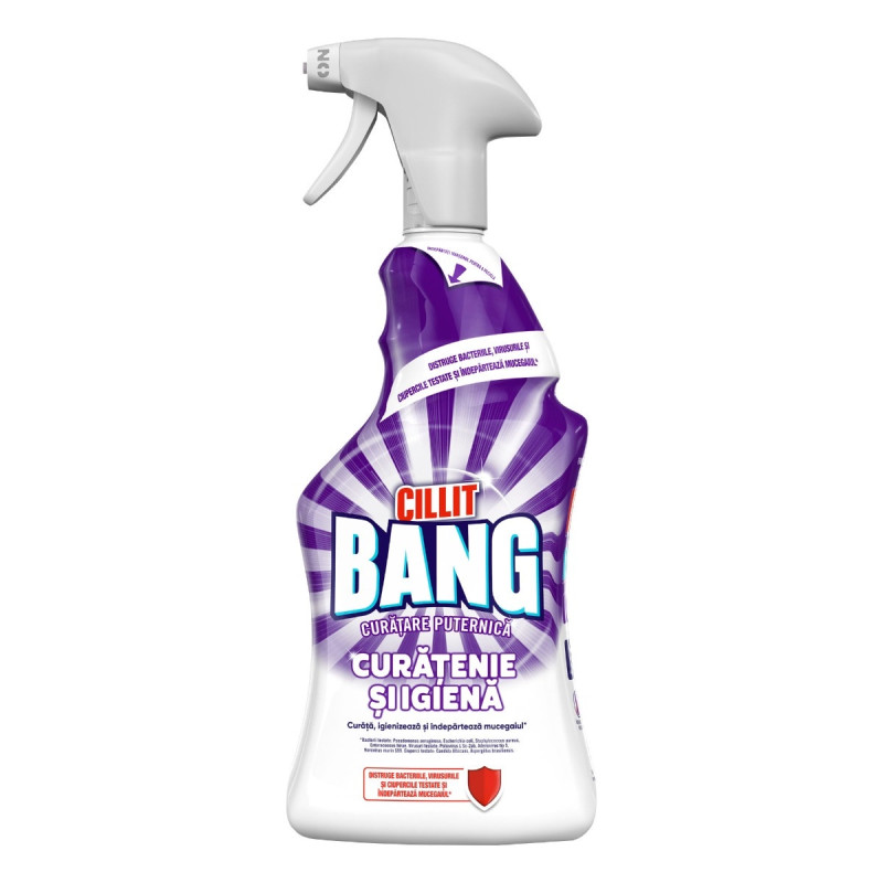 Dezinfectant pentru suprafete multiple Cillit Bang, cu pulverizator, 750 ml