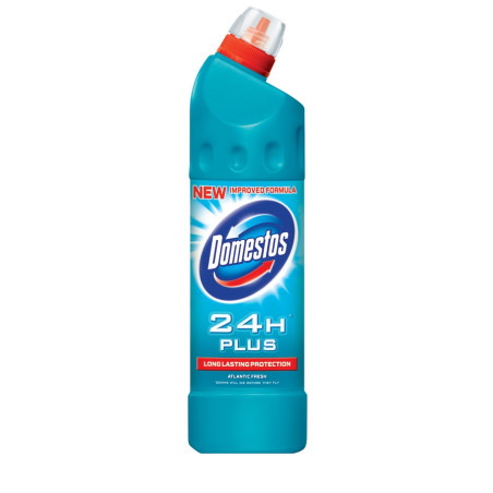 Dezinfectant pentru toaleta Domestos 24H Plus Atlantic Fresh 750 ml