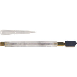 Diamant pentru taiat sticla, maner PVC, Lumytools LT05050, 175 mm