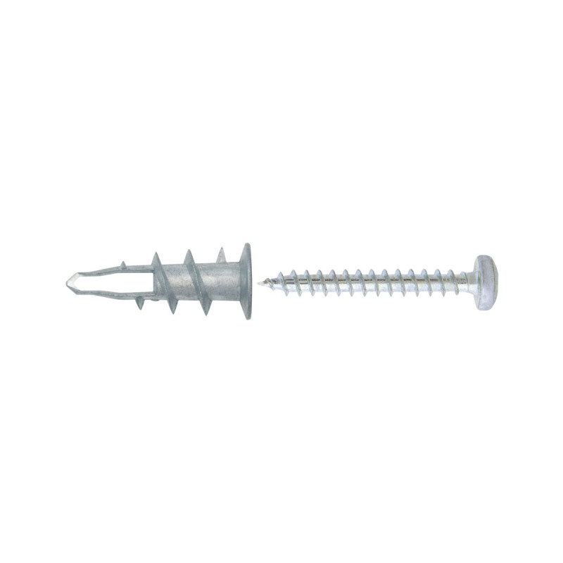 Diblu autoforant pentru gips carton, din zamac, cu surub, TRZ 13 x 30 mm Diblu autoforant pentru gips carton, din zamac, cu surub, TRZ 13 x 30 mm