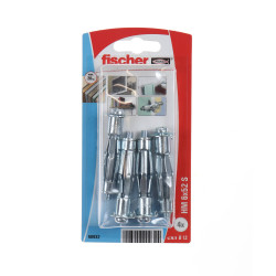 Diblu metalic, pentru gips carton / cavitati, cu surub, Fischer HM 6 x 52 mm, 4 bucati