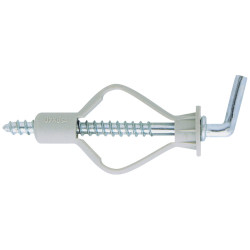 Diblu pentru cavitati, din nylon, Friulsider TPV, 8 x 40 mm, cu surub 8 x 45 mm, carlig inclinat