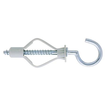 Diblu pentru cavitati, din nylon, Friulsider TPV, 8 x 40 mm, cu surub 8 x 45 mm, semicarlig