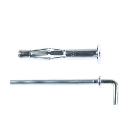 Diblu pentru cavitati, metalic, Fischer HM-H, cu carlig L, 5 x 65 mm