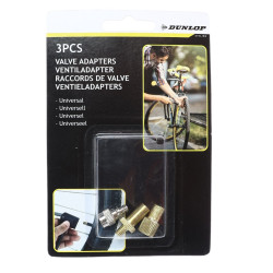 Adaptoare valva Dunlop, metal + alama, set 3 bucati
