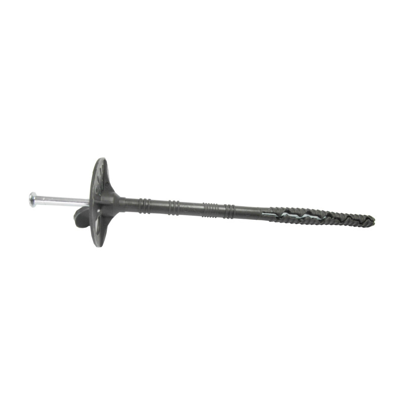Diblu termosistem polistiren FixOne, cui metalic suport caramida cu goluri, 200 mm Diblu termosistem polistiren FixOne, cui metalic suport caramida cu goluri, 200 mm